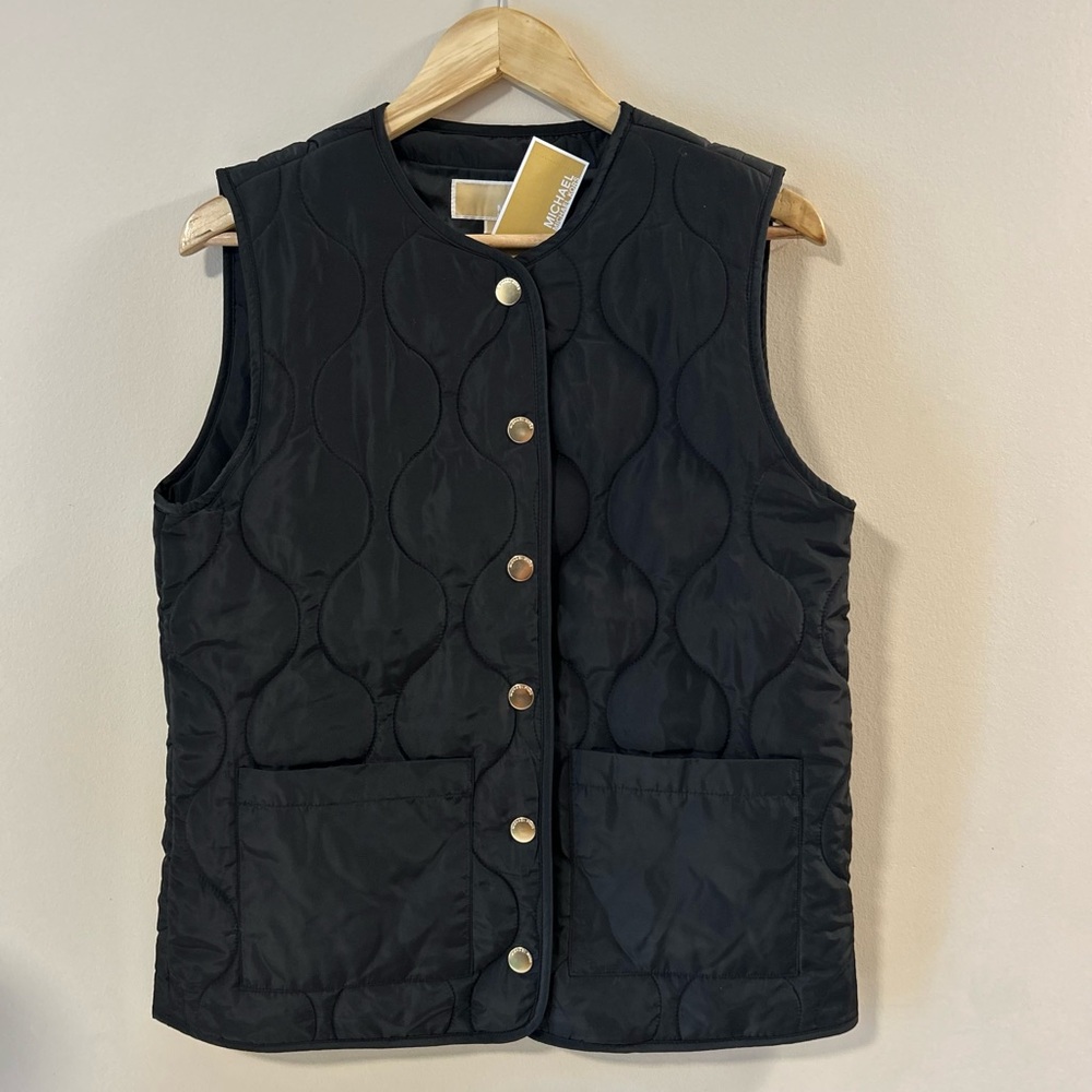 New Michael Kors Quilted Vest